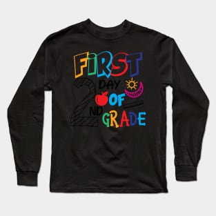 first day of 2nd grade Long Sleeve T-Shirt